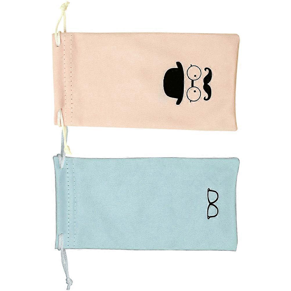 Soft Sunglasses Bag Glasses Bag for Storage Use 10Pcs Assorted Color