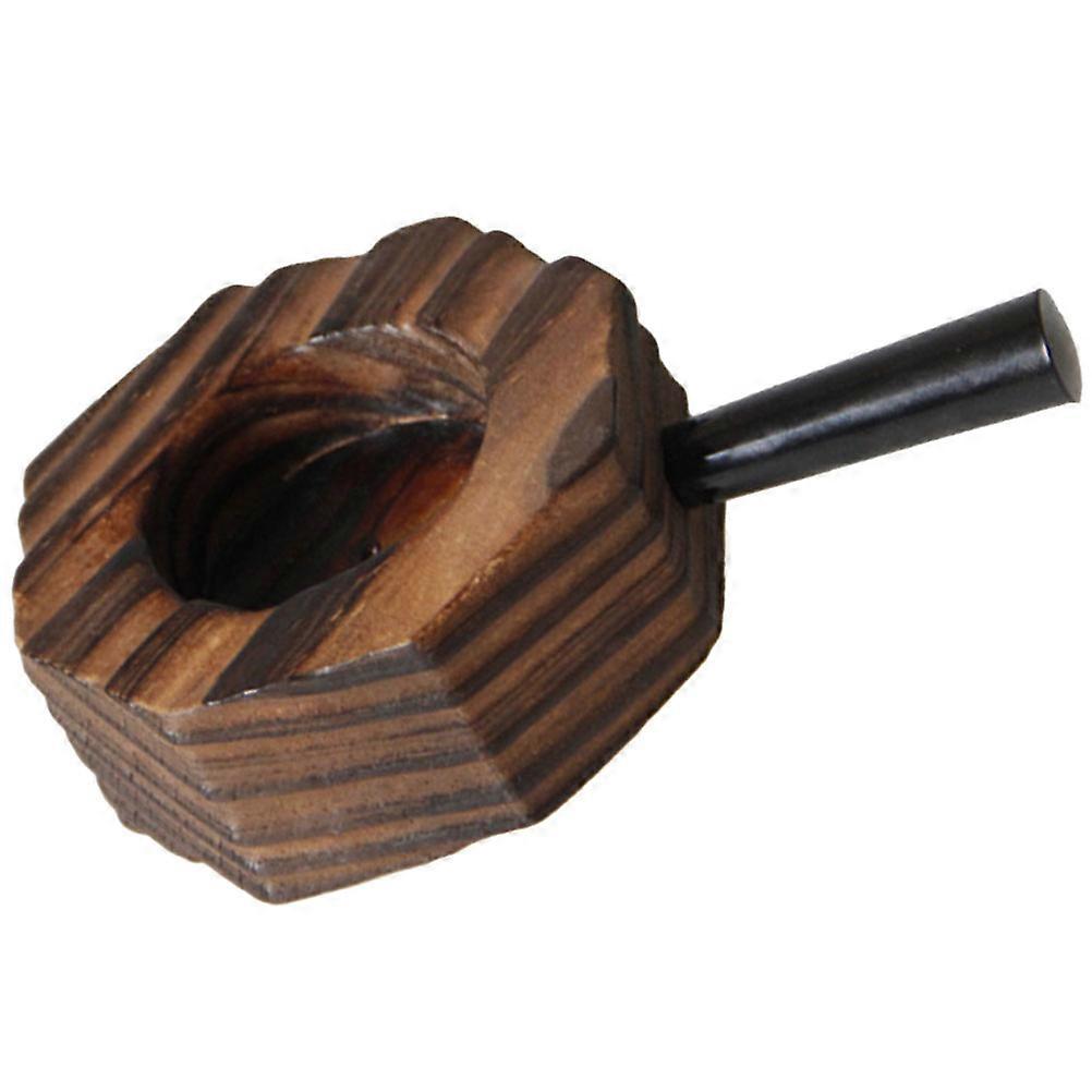 Wood Candle Holder Candle Stand for Decor 5Pcs Rustic Handheld