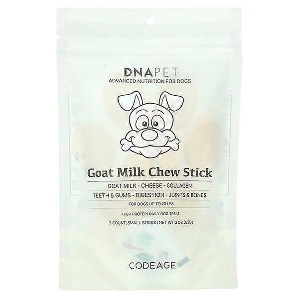 Codeage, DNA Pet, Goat Milk Chew Stick, For Dogs, Small, 3 Count, 3 oz (85 g)