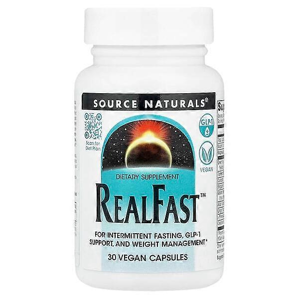 Source Naturals, RealFastÃÂÃÂÃÂÃÂ¢ÃÂÃÂÃÂÃÂÃÂÃÂÃÂÃÂ¢, 30 Vegan Capsules