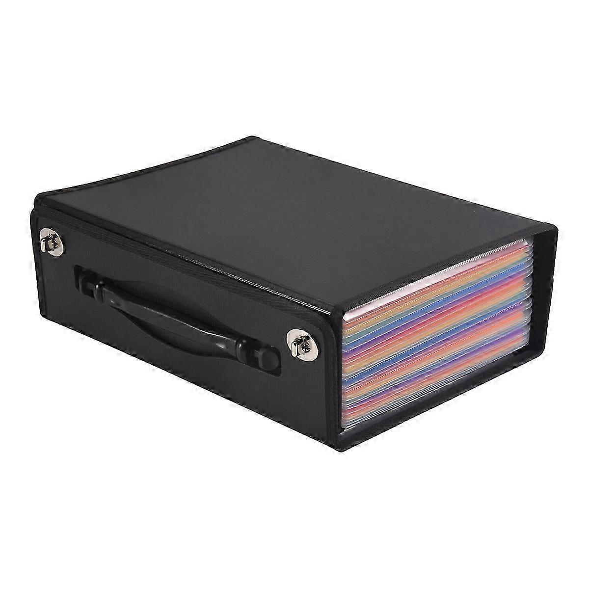 24 Pockets Expanding File Folder for Paper Document Organizer