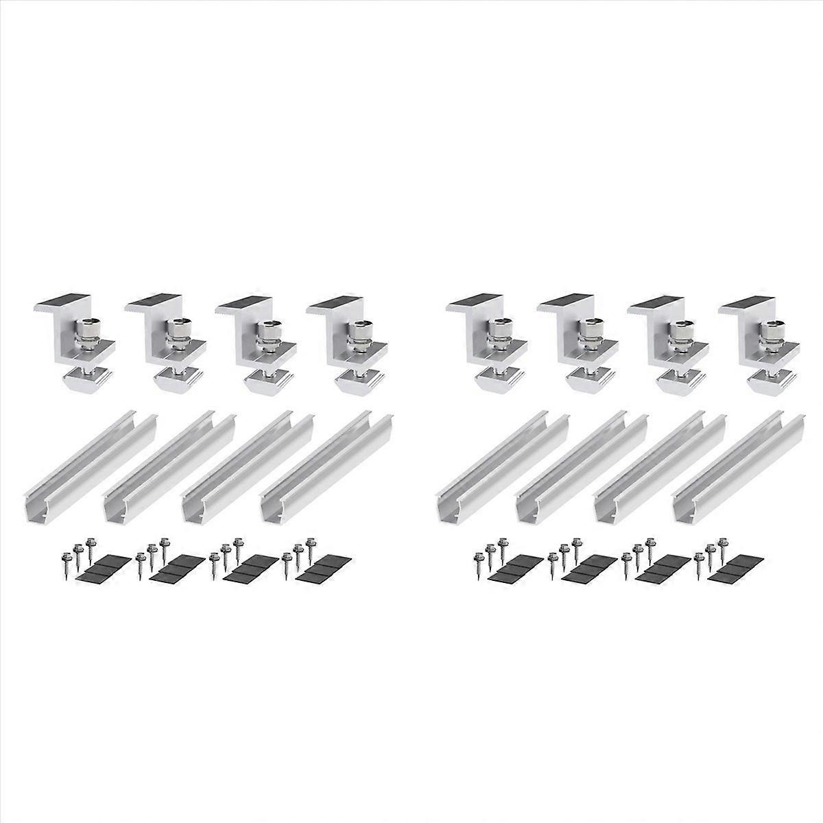 Solar Panel Mount Bracket with Mid for Trapezoidal Roof 35mm