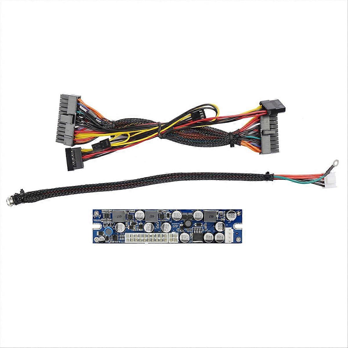 DC19V 200W ATX PSU ATX Switch Mining PSU 24pin MINI ITX DC to ATX PC Power Supply Converter for Computer