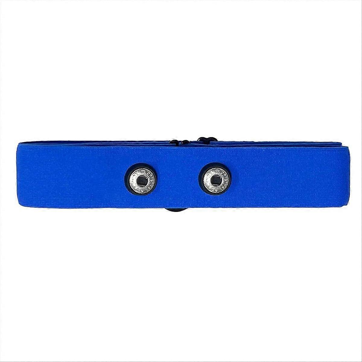 Heart Rate Chest Strap Replacement Belt Blue