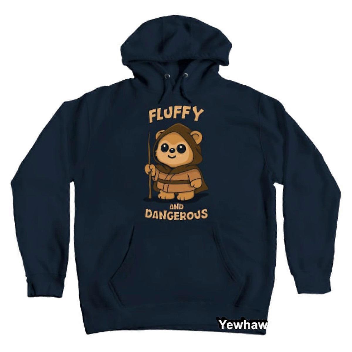 Sudadera con capucha Fluffy And Dangerous Ewoks Unisex Pullover con bolsillo
