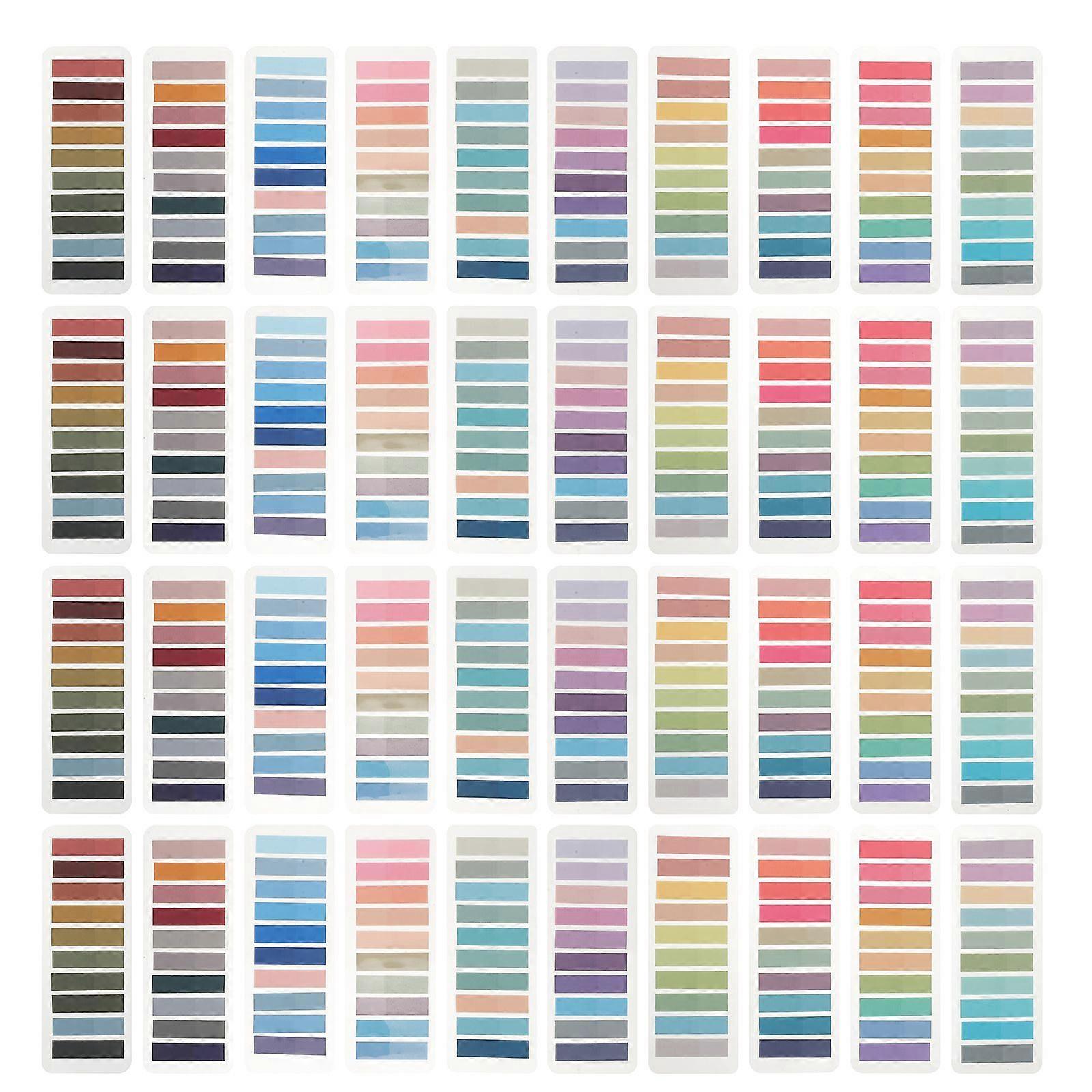 2000pcs Sticky Tabs: Index Tabs - Page Flags Sticky Flags - Page Markers Strip for Annotating Books School Reading Supplies