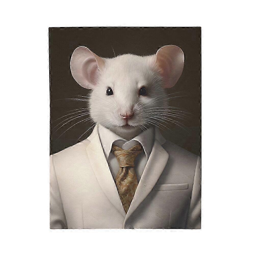 25-26 Flannel Blanket, funny mouse design, sizes 30x40, 50x60, 60x80