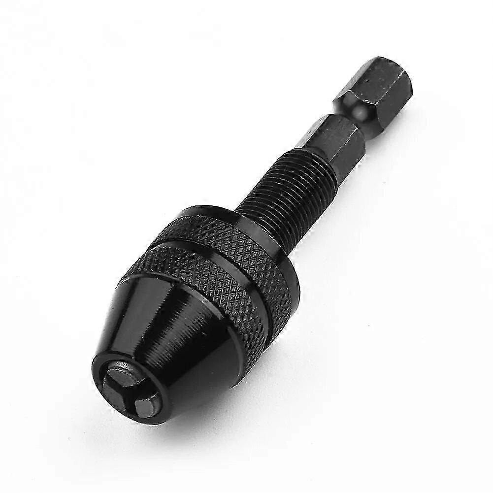 Keyless Drill Chuck 03-8mm Self-Tighten Electric Drill Bits 1/4 Hex Shank Adapter Quick Change Driver Fixture Tools