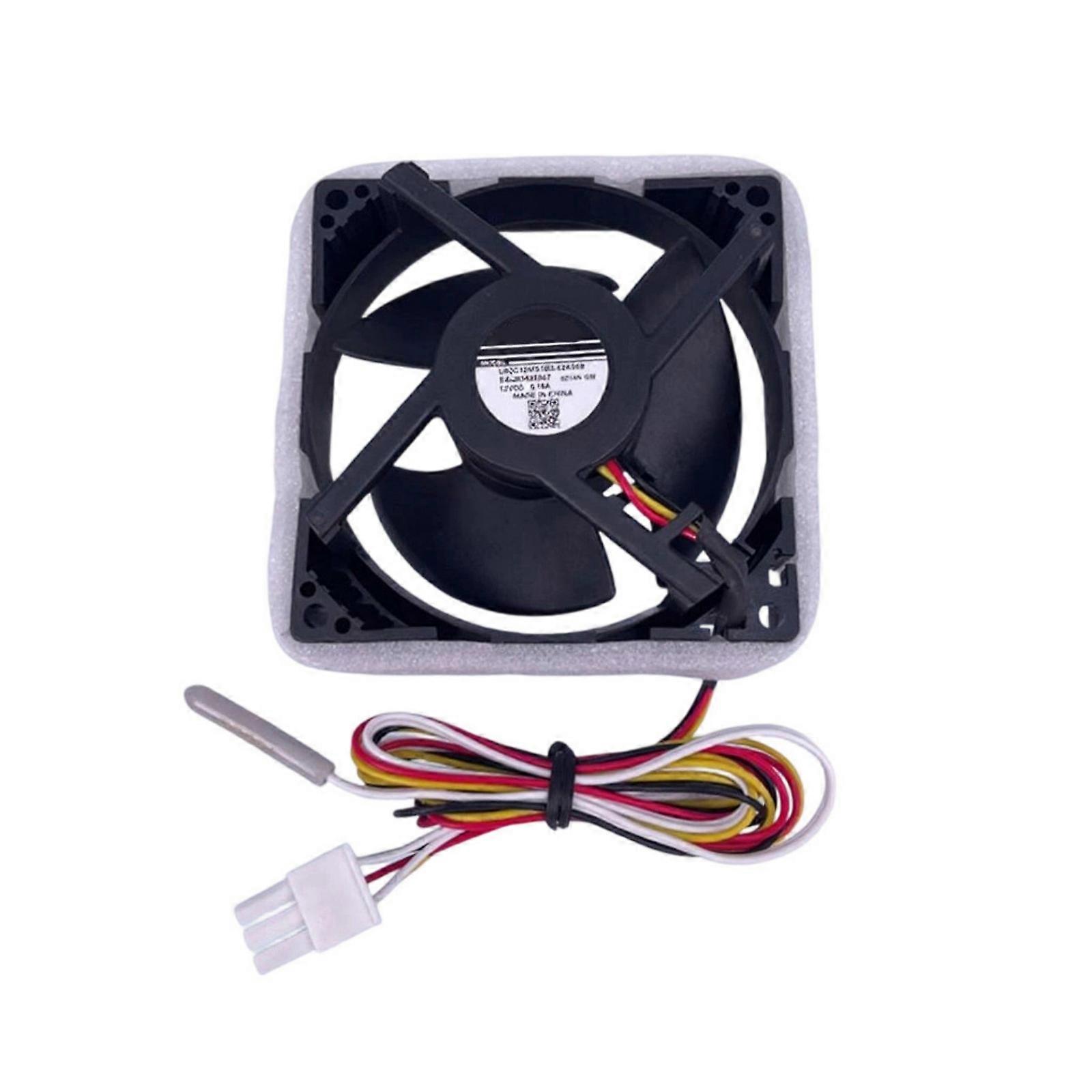 12V Refrigerator Fan Motor Replacement Cooling Fan Motor Rust Resistant for U92C12MS1B3-52K068 EAU63425007 Fridge Multicolor