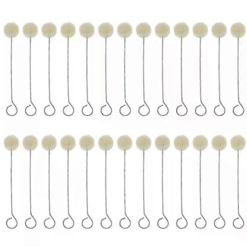 Wool smudge ball Brush leather dyeing tool DIY craft project dyeing