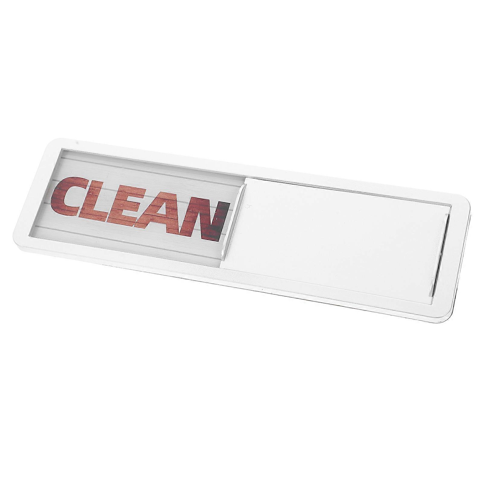 Clean Dirty Sign for Dishwasher Magnetic Indicator with Silver Finish