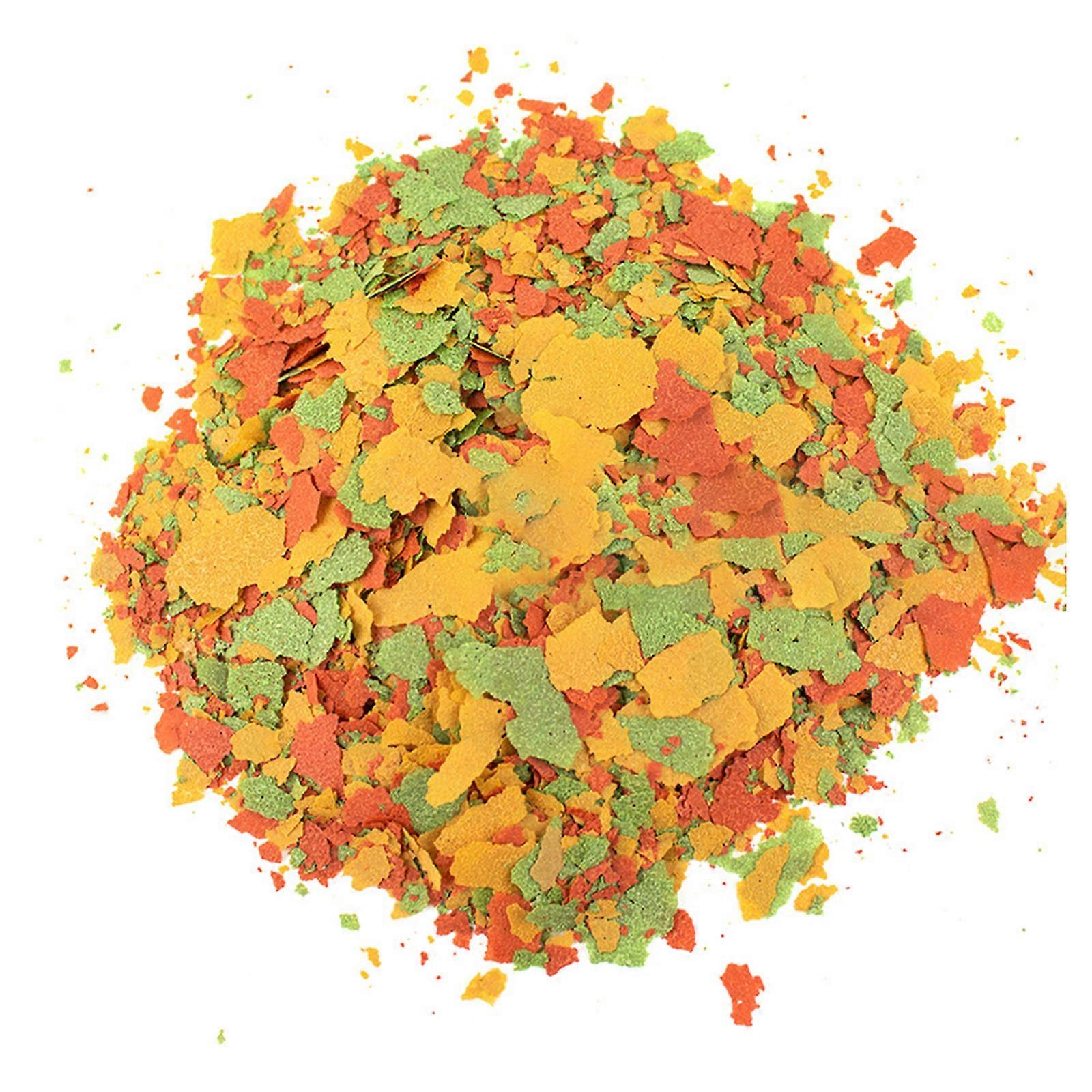 400ml Fish Thin Feed Aquarium Fish Feed Seedling Growth Food for Bottom Feeders Nutritionally Balanced Fish Food Multicolor