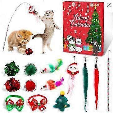 Cat Advent Calendar, 24 Pieces/set Christmas Advent Calendar Cat Advent Calendar, Christmas Advent Calendar Gift For Cat Lovers