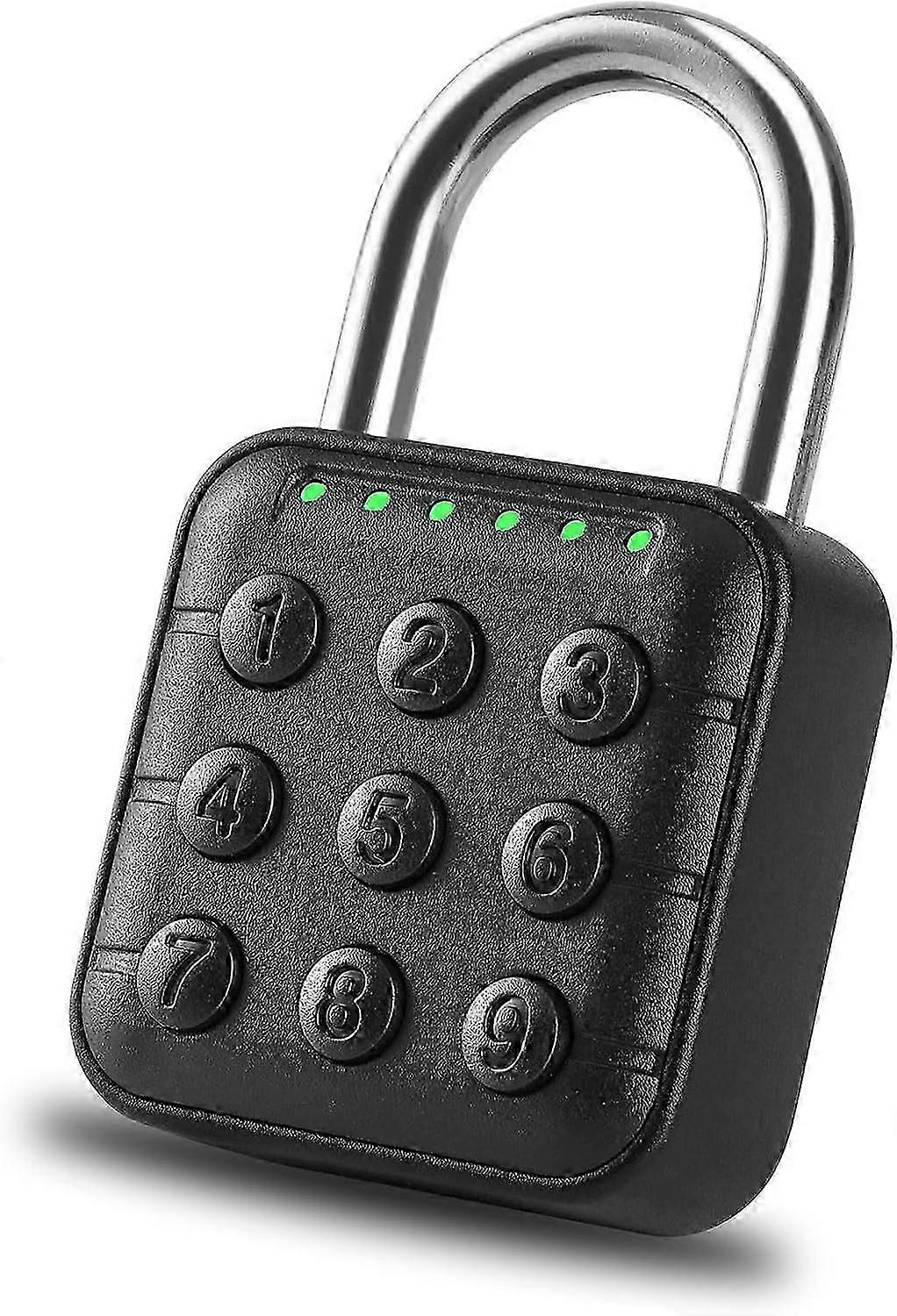 Combination Lock for Locker - 6-Digit Combo Lock Waterproof Smart Padlock for