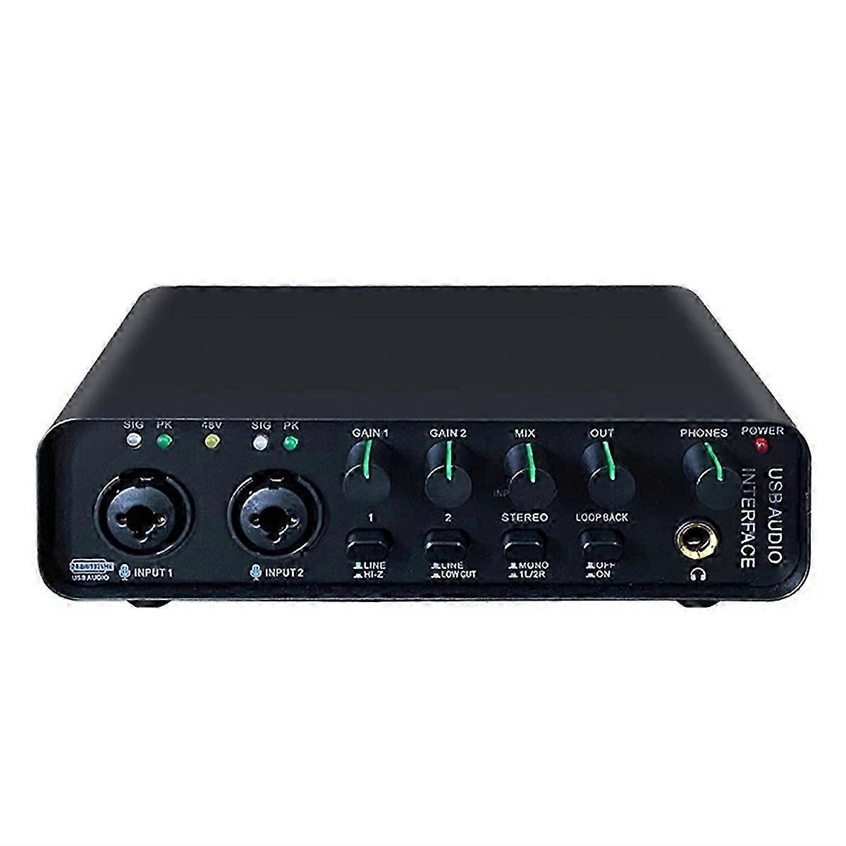 Audio Interface Professional Sound Card for Studio Singing Microphone hwy