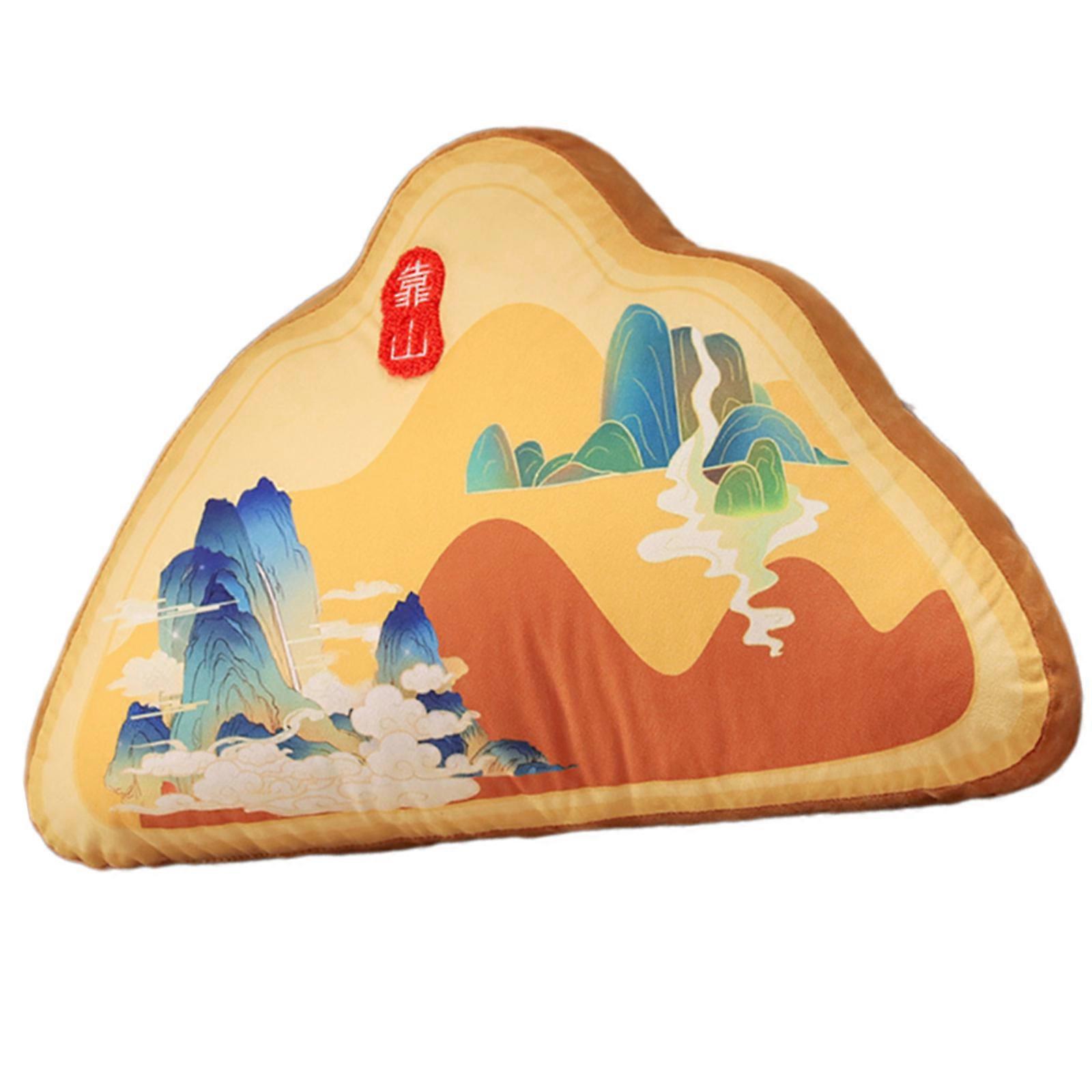 Coussin décoratif brodé chinois jaune, idéal pour le Nouvel An, les fiançailles ou un mariage. Motifs en brocart.