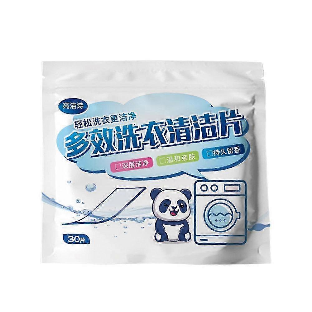 30Pcs Laundry Detergent Sheets, Washing Sheet Earth Eco-friendly Space Saving