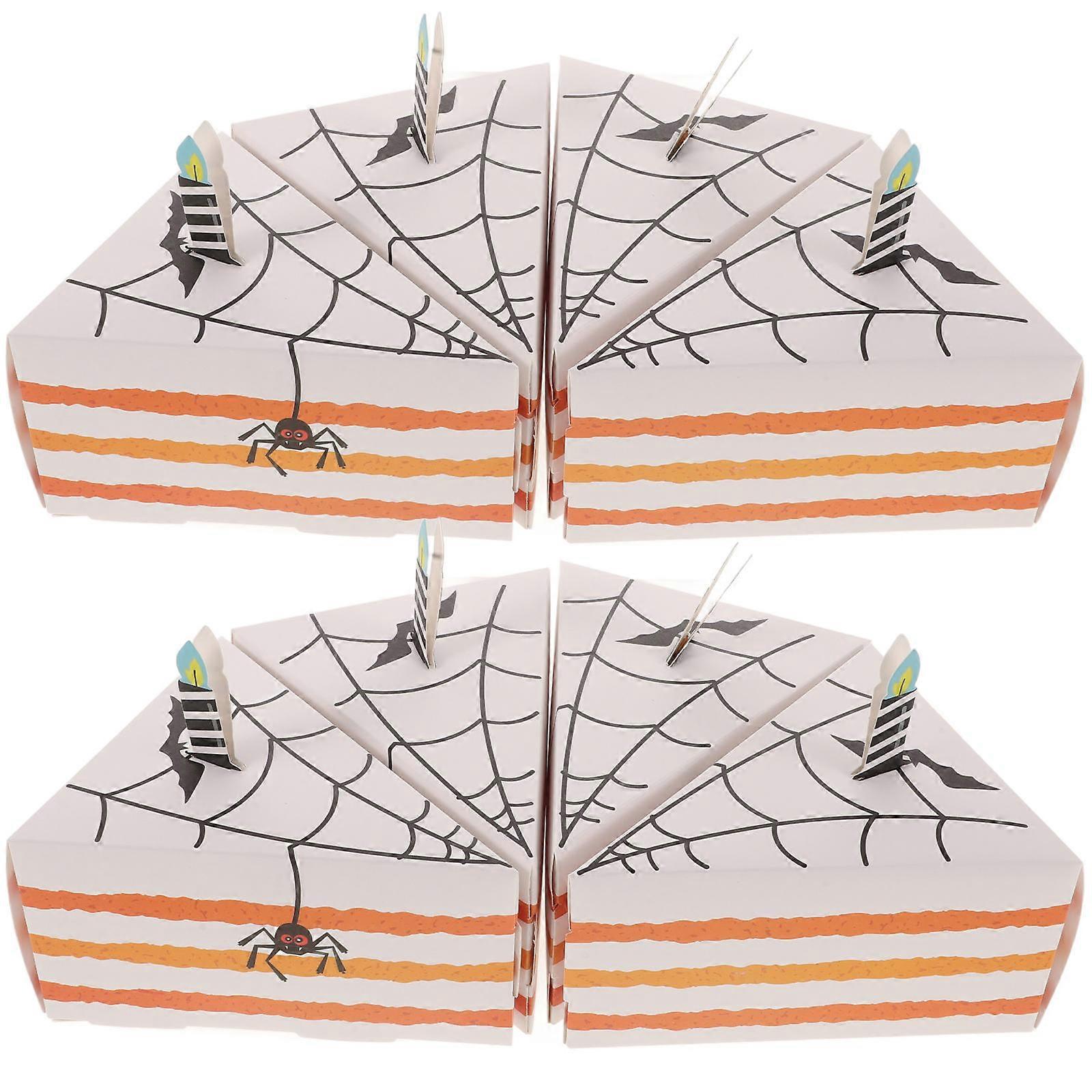 Candy Boxes Triangle Shaped for Wrapping 10Pcs Paper Halloween Treat Containers
