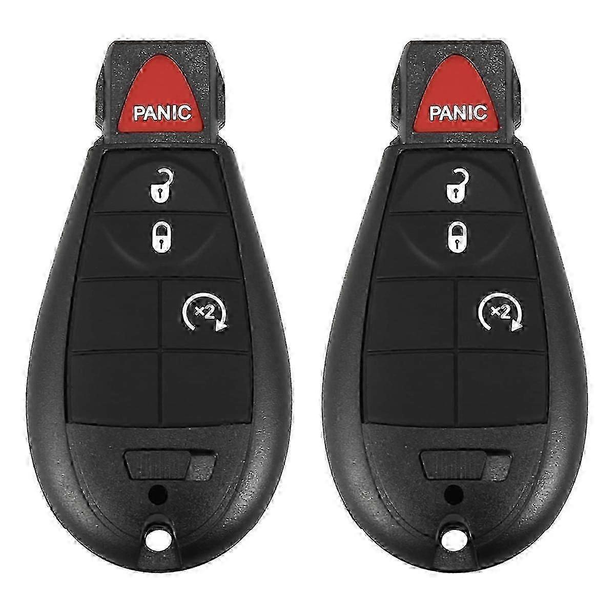 Keyless Entry Remote Control for Dodge Ram 1500/2500/3500/4500/5500 2013-2021, GQ4-53T 4-Button Car Key Fob