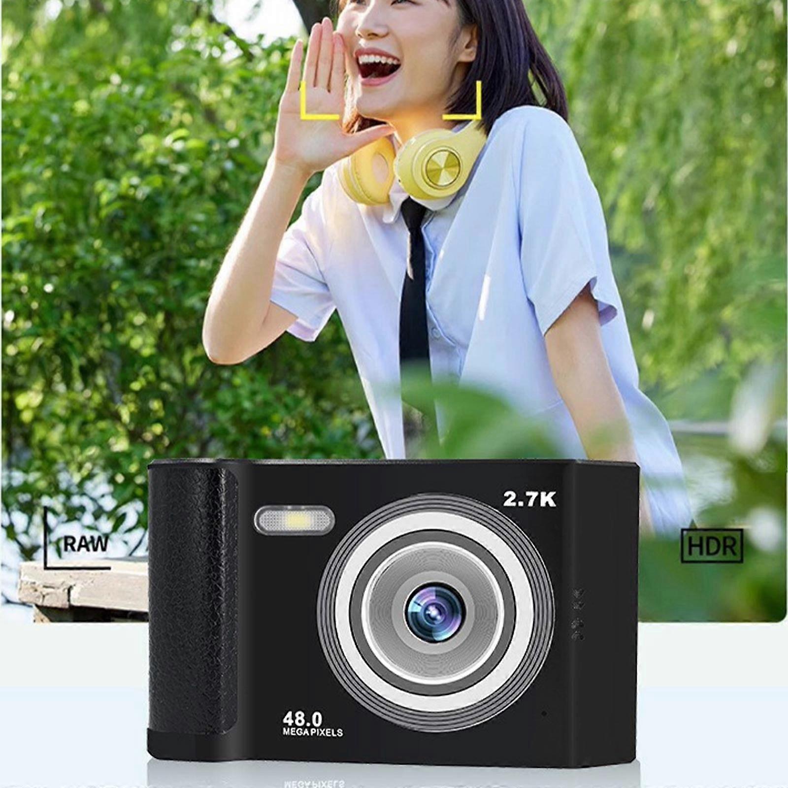 lulshou Digital Camera 720p HD Photography 8x Digital Zoom 27 Megapixel CCD Compact Camera for Students Built In Various Filter Effects