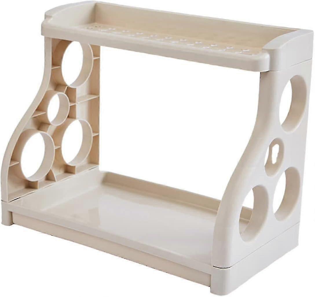 Seasoning Can Storage Rack Kitchen Utensils Spices Plastic - Q37