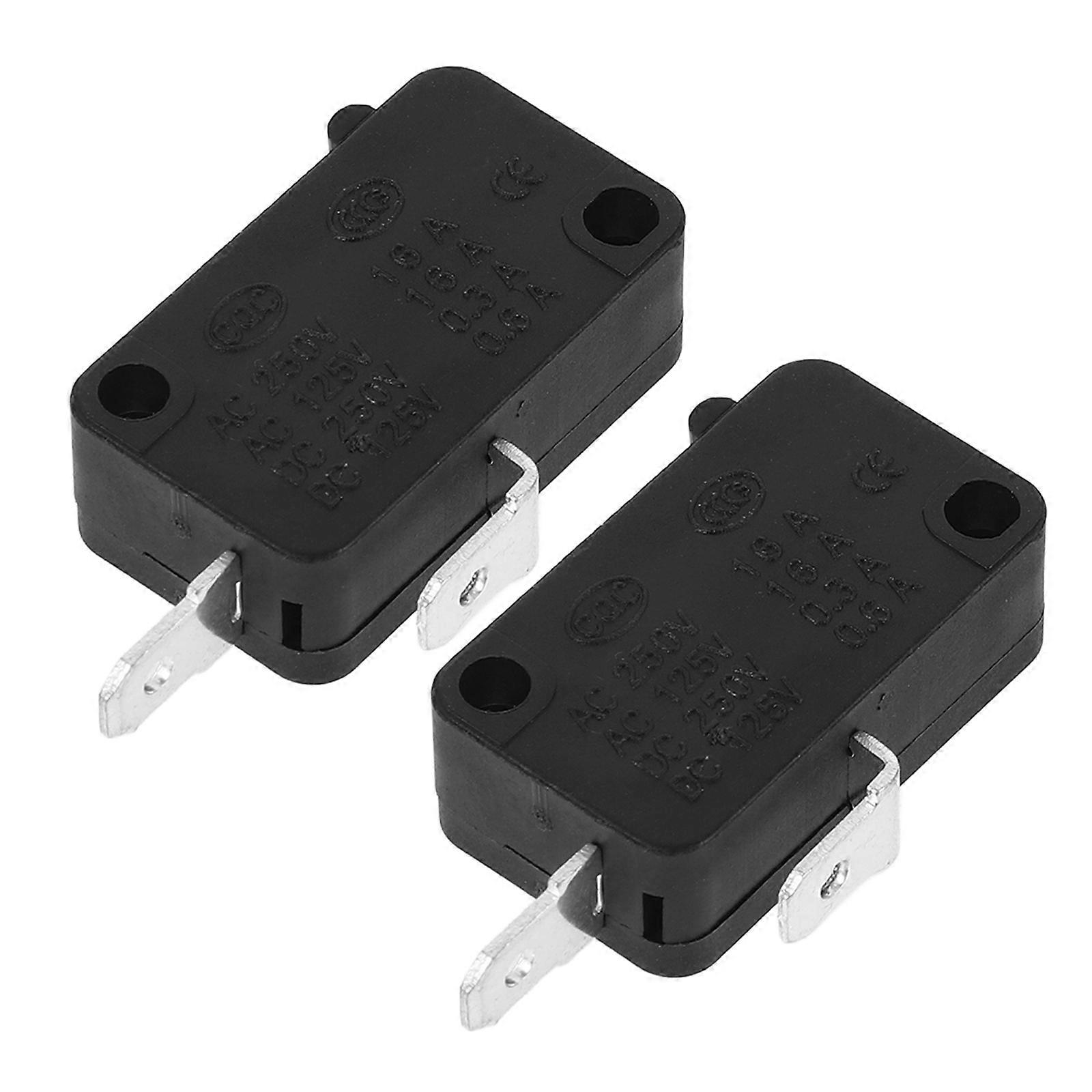 Microwave Oven Door Switch Replacement 2Pcs Normally Open Kitchen Accessory