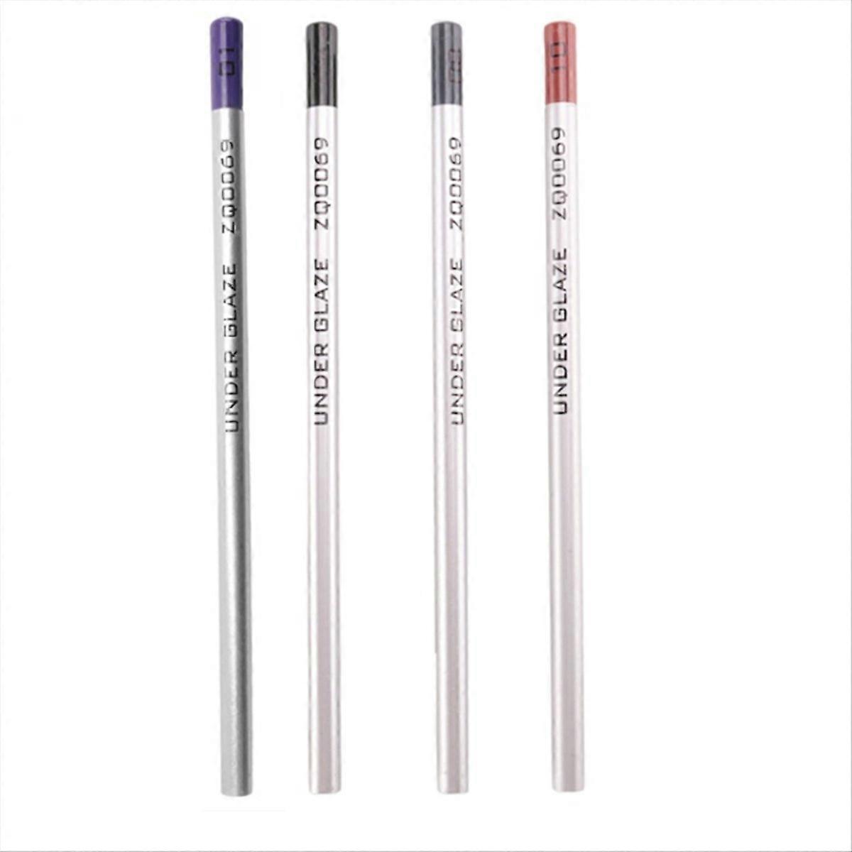 4Pcs Underglaze Pencils, Precision Underglaze Pencil for Pottery B