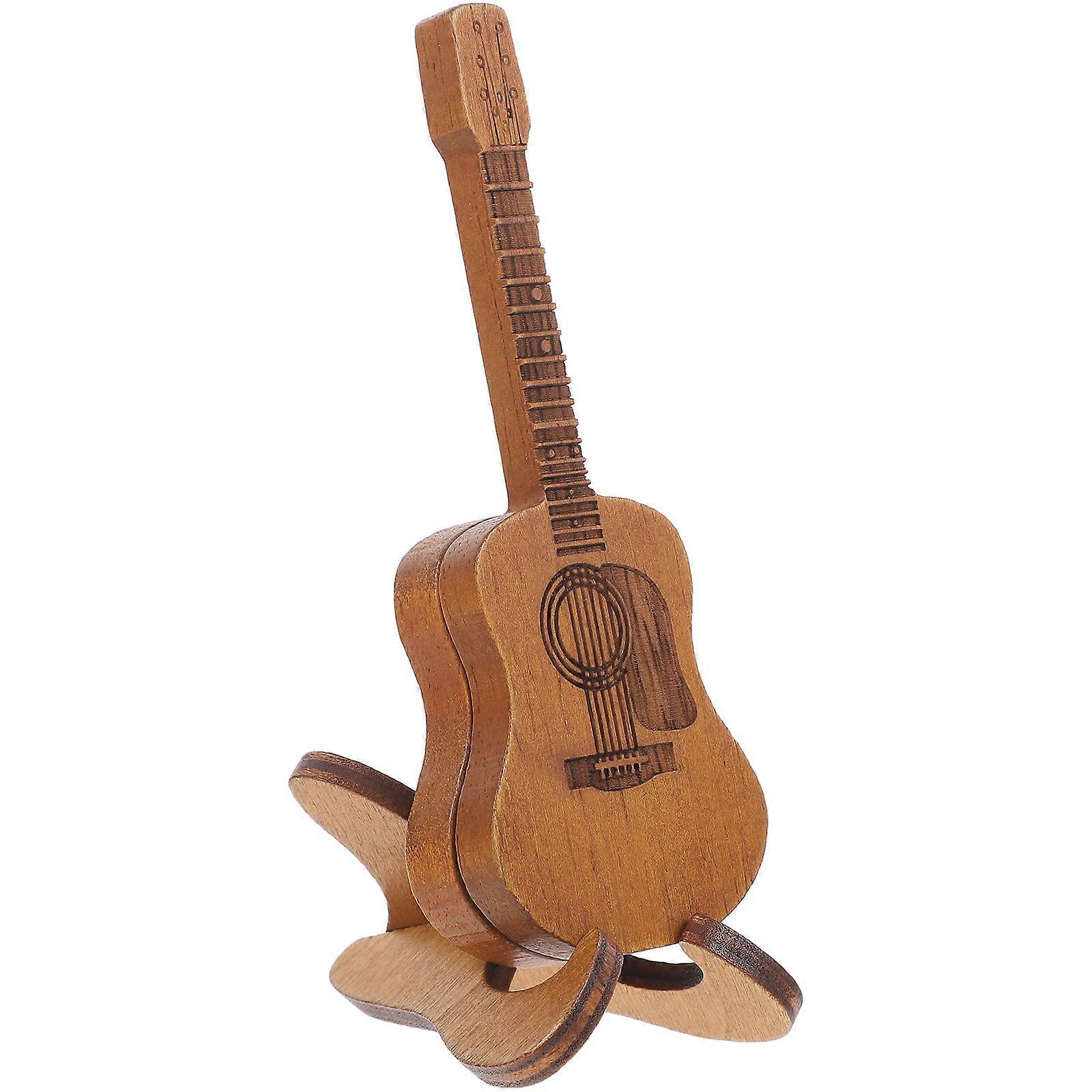 1 Set Guitar Shape Pick Cases with Picks Plectrum Supply