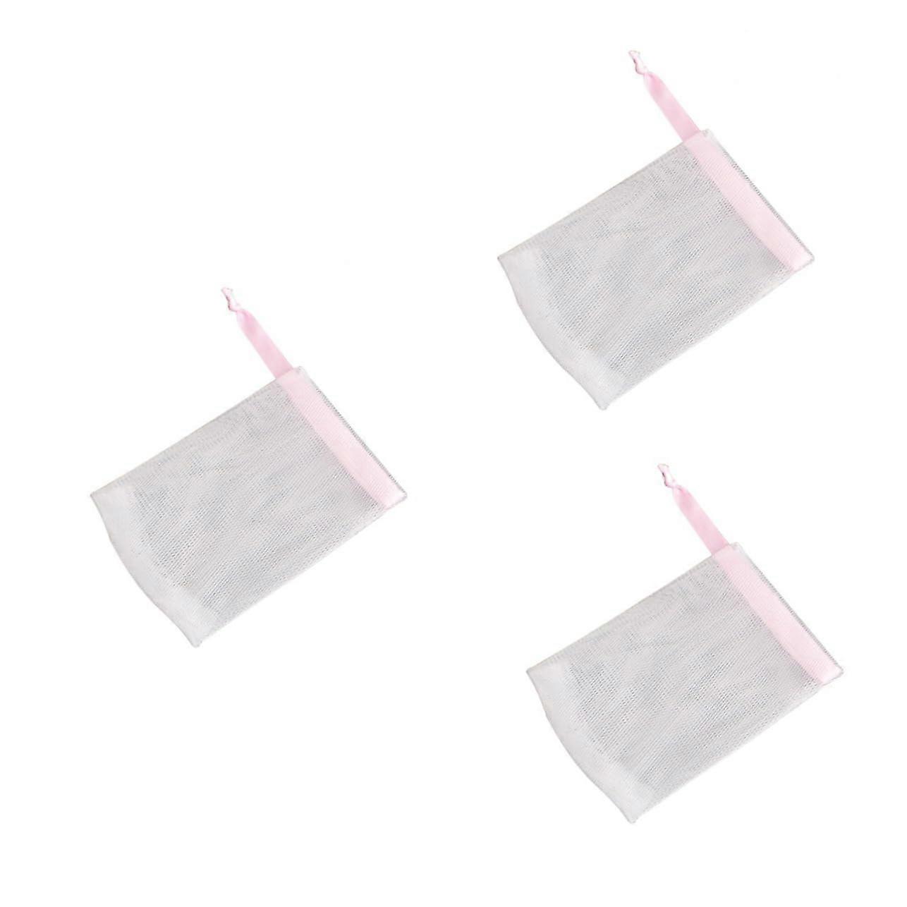 15pcs Soap Saver Bag with Drawstring Closure Quick Foaming Mesh Pouch Easy Hang Dry for Bath