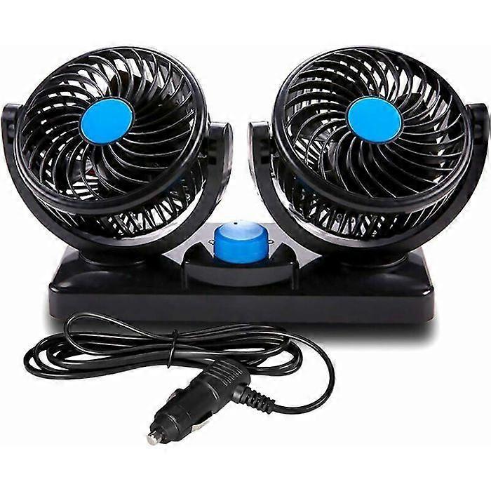 PME 12V Dual-Head Powerful Auto Fan (suction cup)