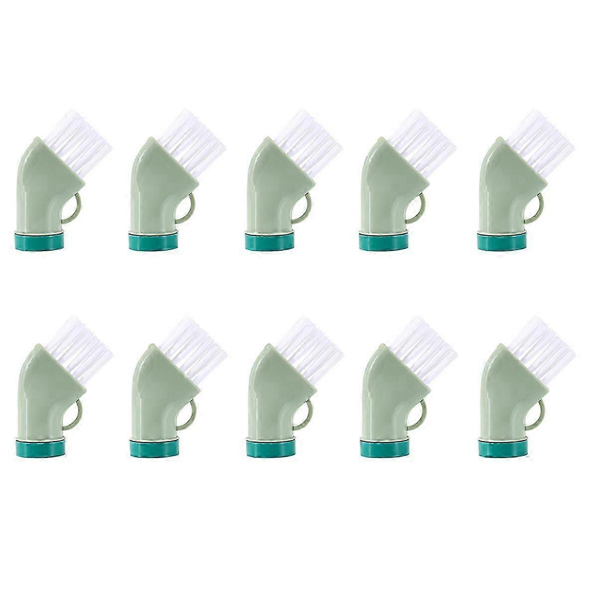 Multi-Purpose Crevice Cleaning Brush for Windows, Kitchen,Floor,Green