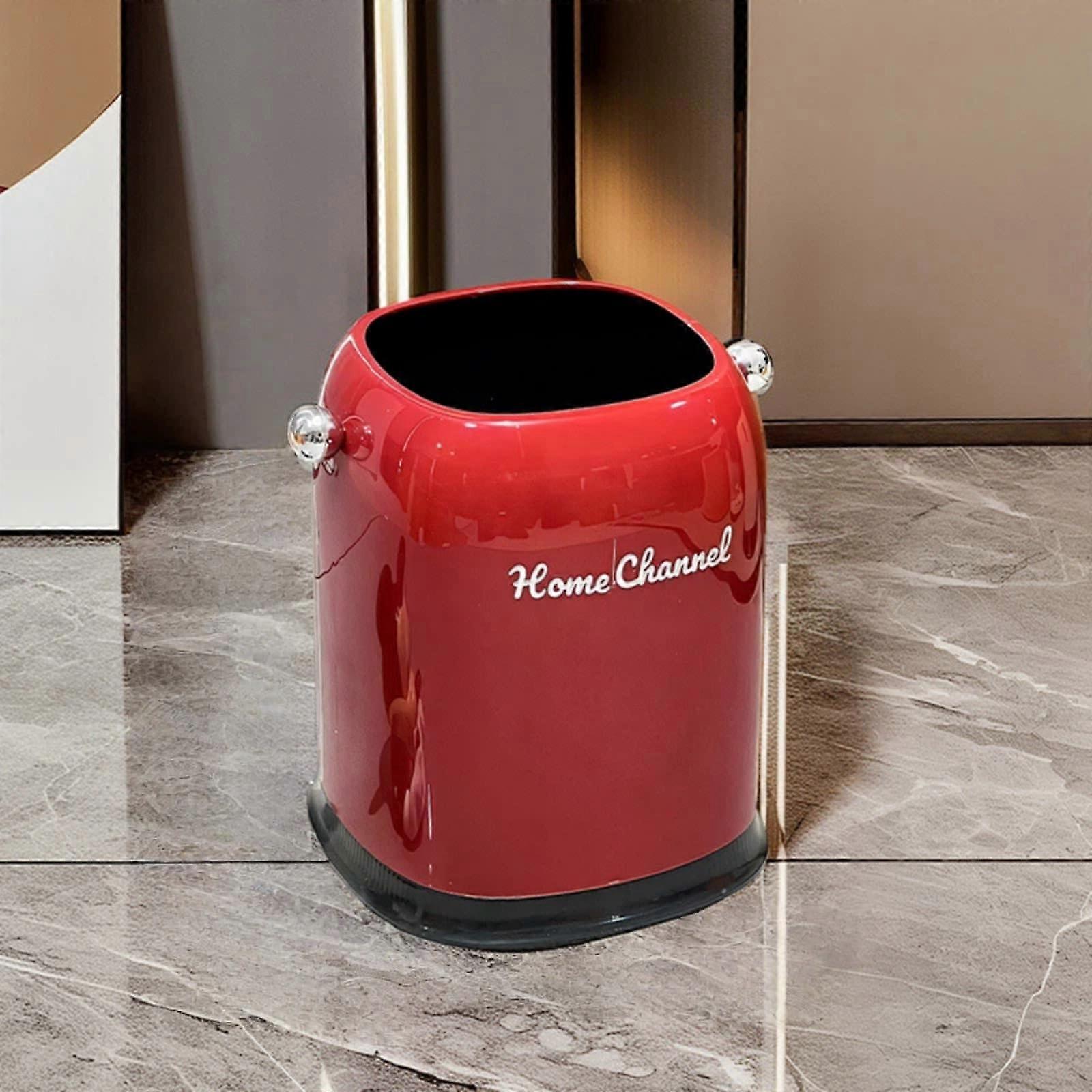 Modern Durable Trash Can with DoubleLayer Design for Home Kitchen and Office Use