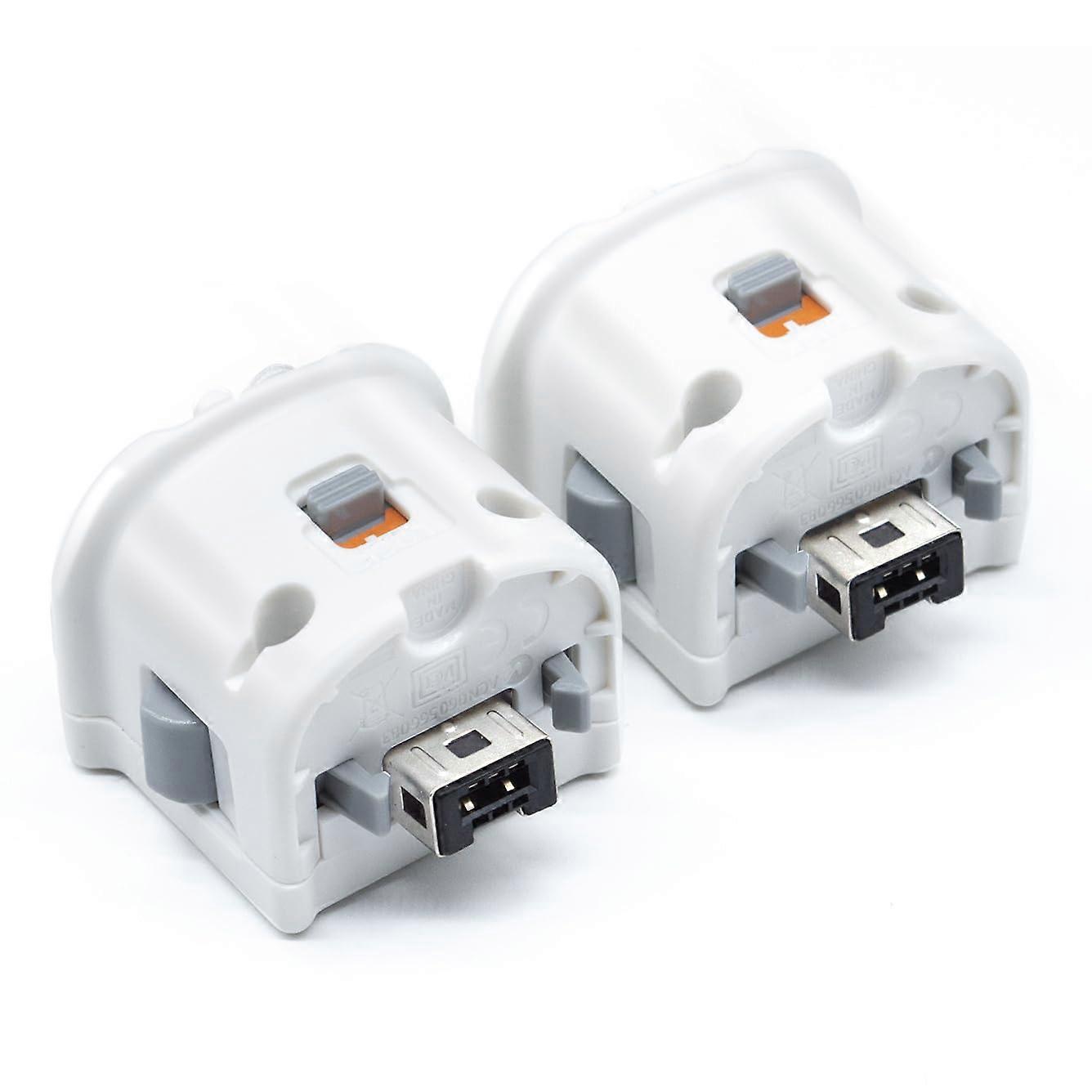 Motion Plus Adapter for Nintendo Wii Remote, Enhanced Tracking Attachment 2 Pack