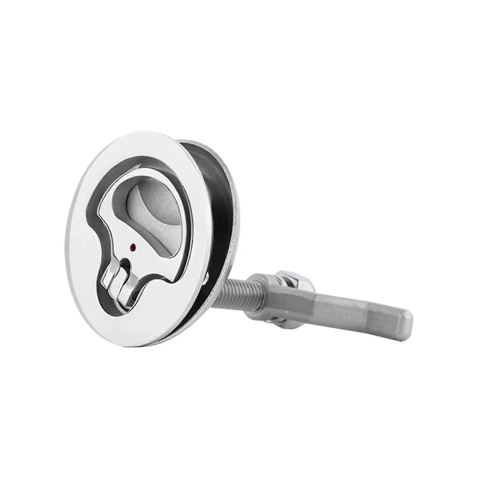 Stainless Steel Flush Mount Boat Latch with Secure AntiVibration Lock for Marine RV Camper