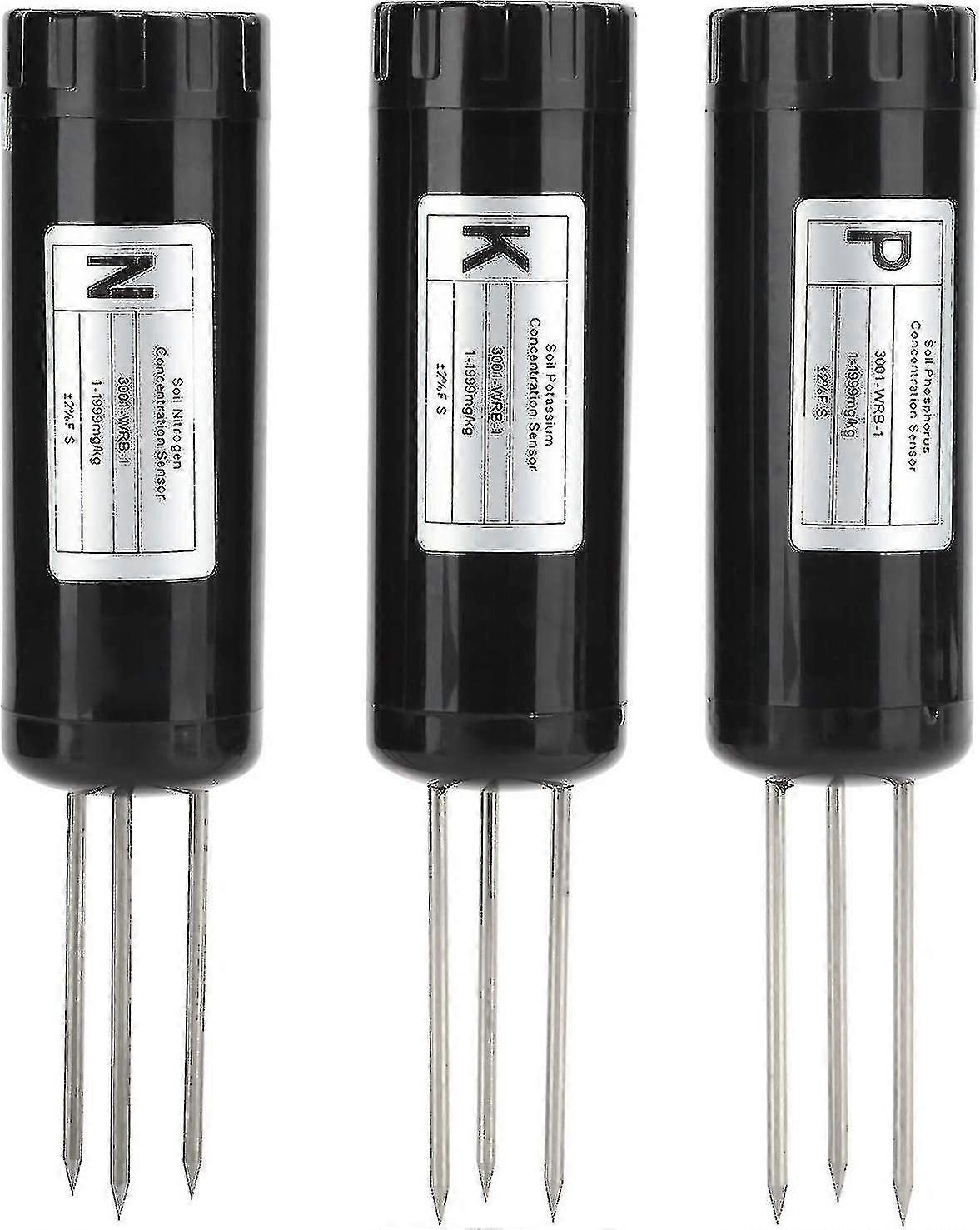 Kit profesional de testare digitală a solului pentru NPK - Silver Case Soil Meter