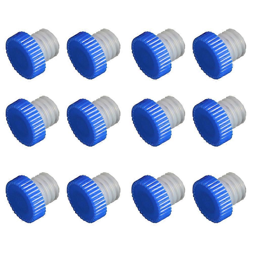 Round Bottle Plugs ABS and Silicone for Sealing Function 12Pcs Set