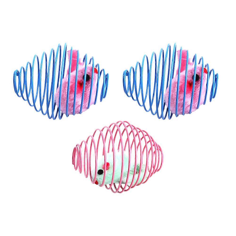 Interactive Pet Toy Mouse Designed for Cat Molar Chewing 3Pcs