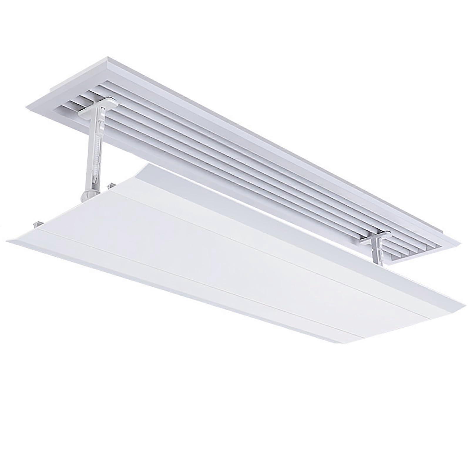 Adjustable Ceiling AC Vent Deflector for Central Airflow Control, Cold Air Direction, 24x18 in
