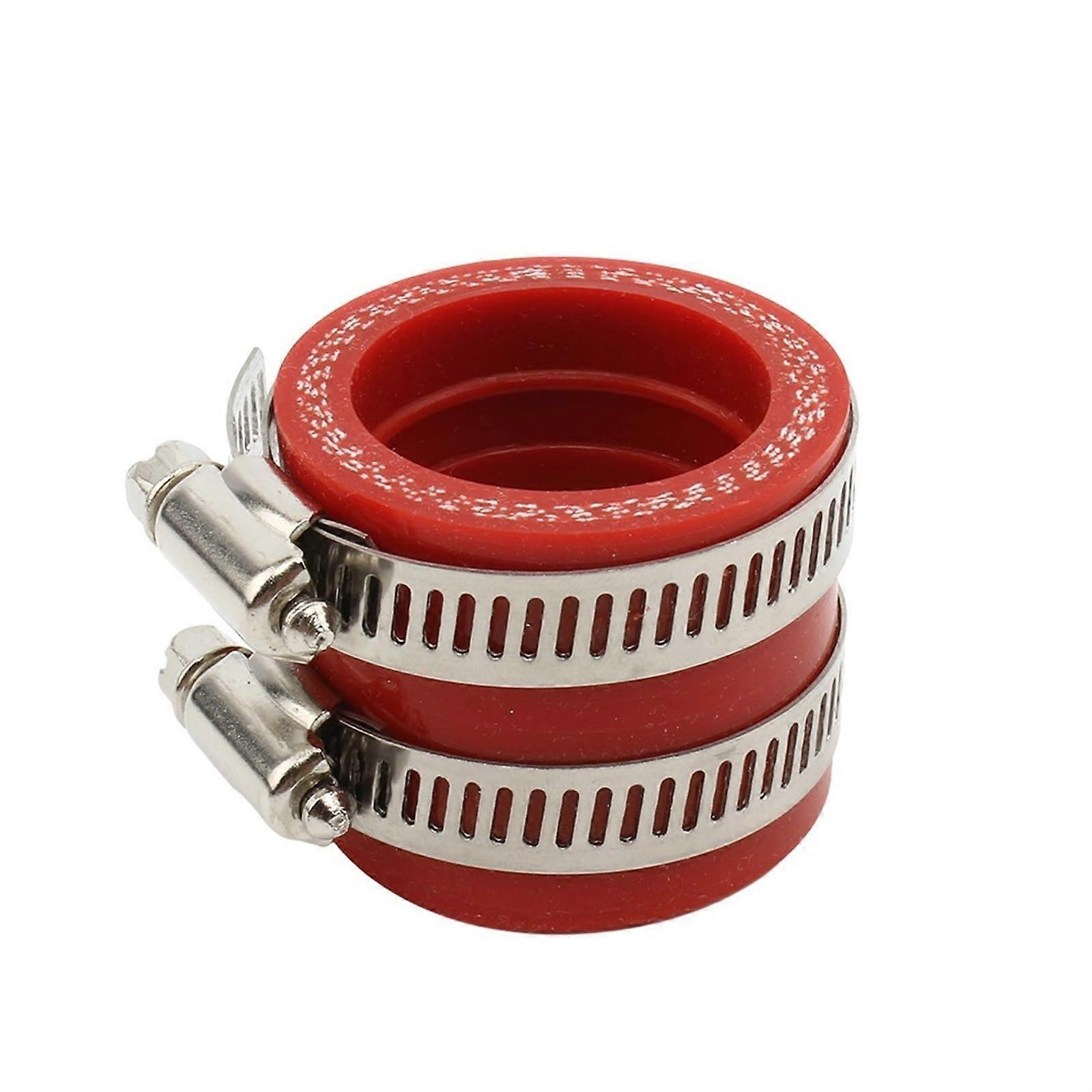 Motorcycle Carburetor Rubber Intake Adapter 35mm Red Inlet Pipe for Stable Performance