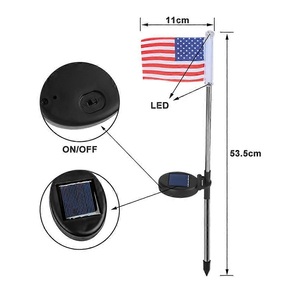 Flag LED Garden Light 1Pcs for Outdoor Use