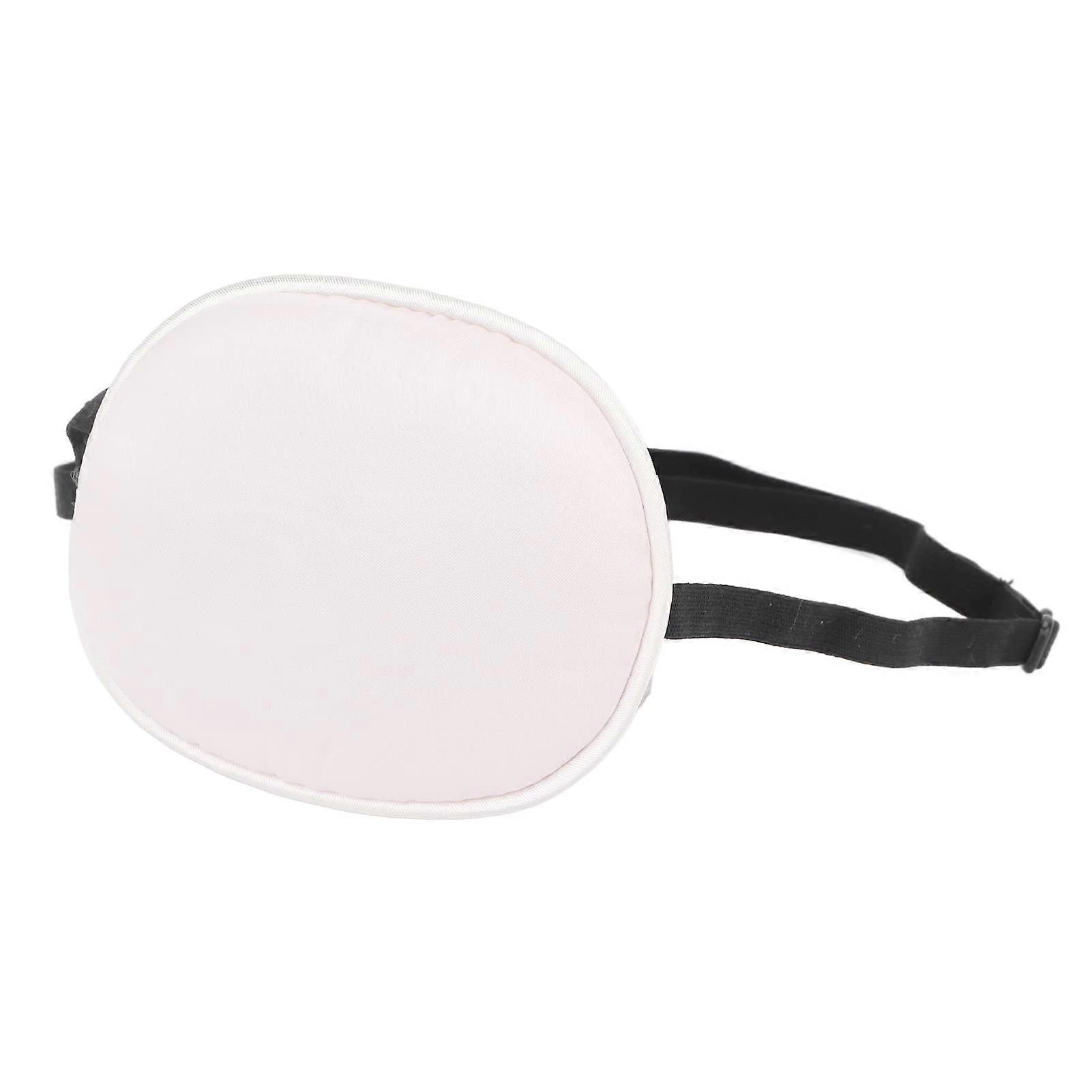 Eye Patch for Adults with Amblyopia, Pink Cotton Full Coverage, Adjustable Elastic Band