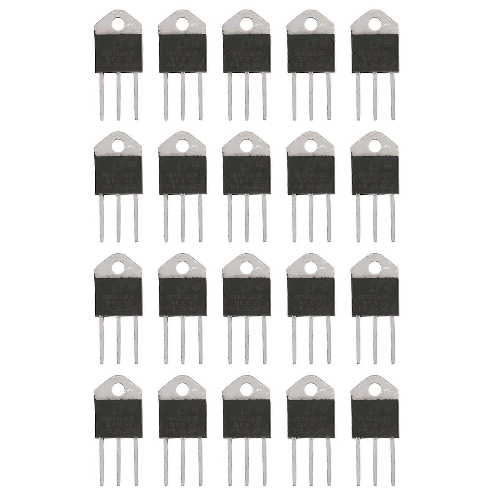 20X BTA41-600B 600V 40A Silicon Controller Rectifier Standard Triac
