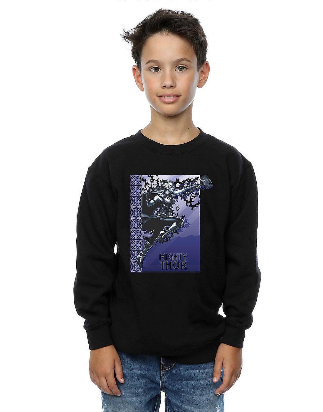 Marvel Boys Thor Love And Thunder Mighty Thor Sweatshirt