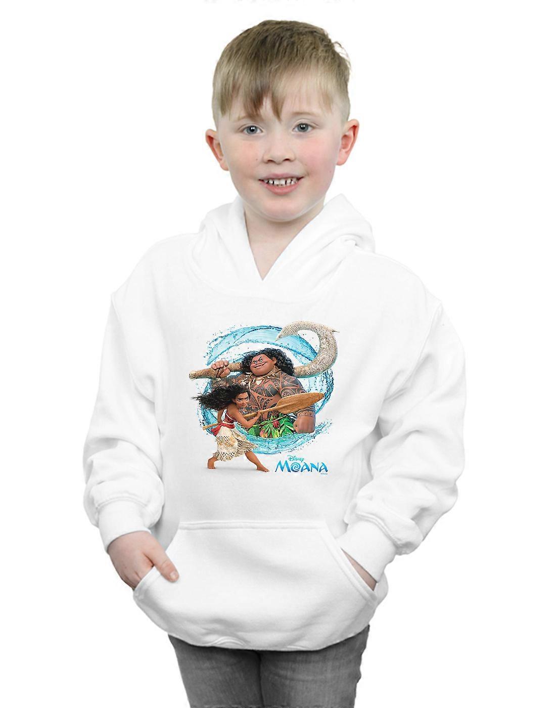 Disney gutter Moana og Maui Wave Hettegenser