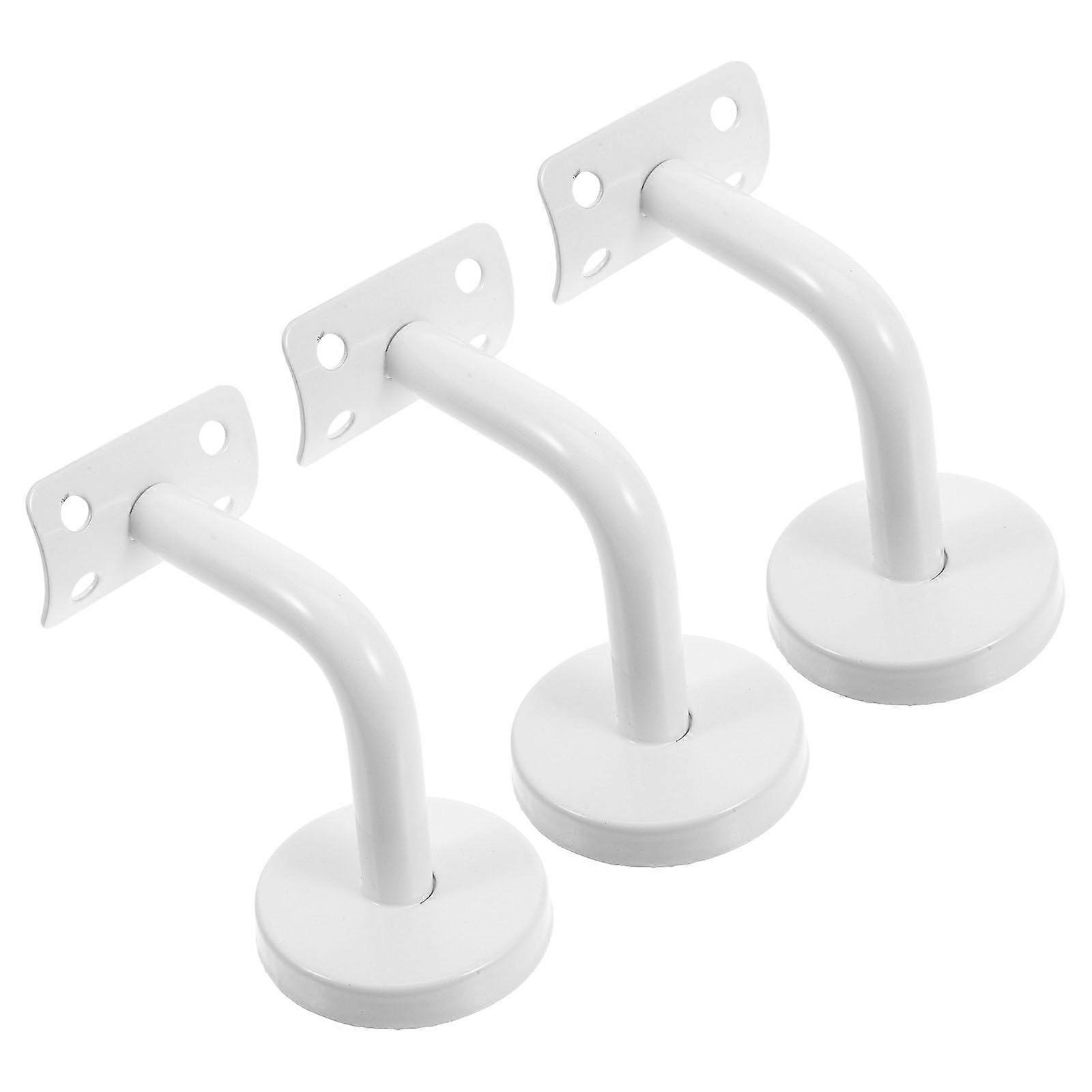3Pcs Professional Solid Stainless Steel Handrail Wall Mounted Brackets Supports