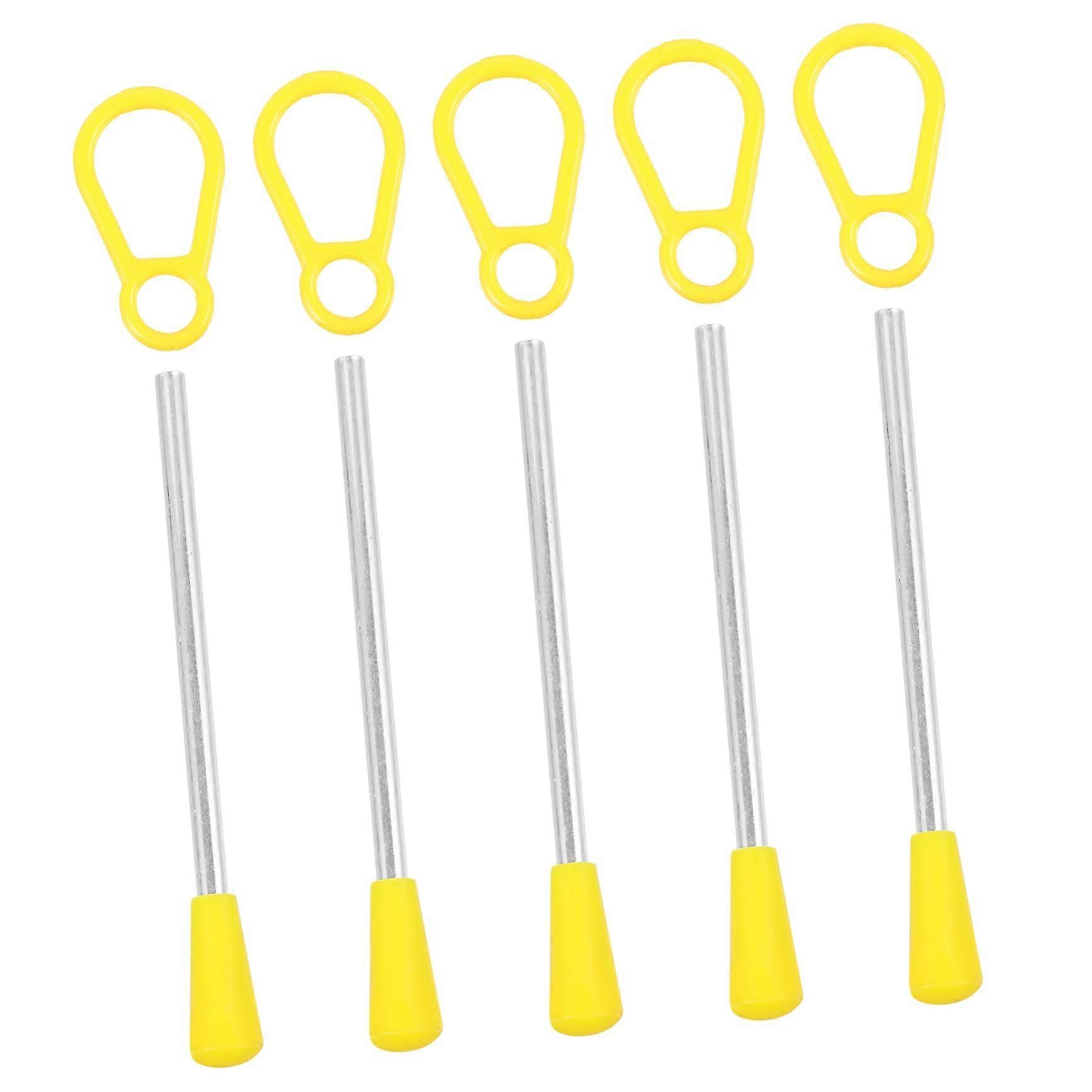 Triangle Mallets 10pcs Plastic Percussion Sticks Set for Classroom Music Education Durable Grip