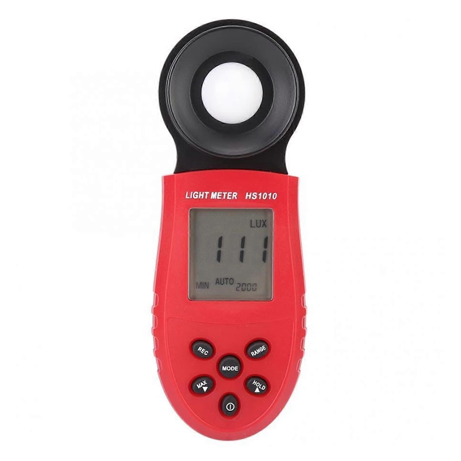 Digital Light Meter Lux Meter with Backlit Display for Accurate Illuminance and LED Testing