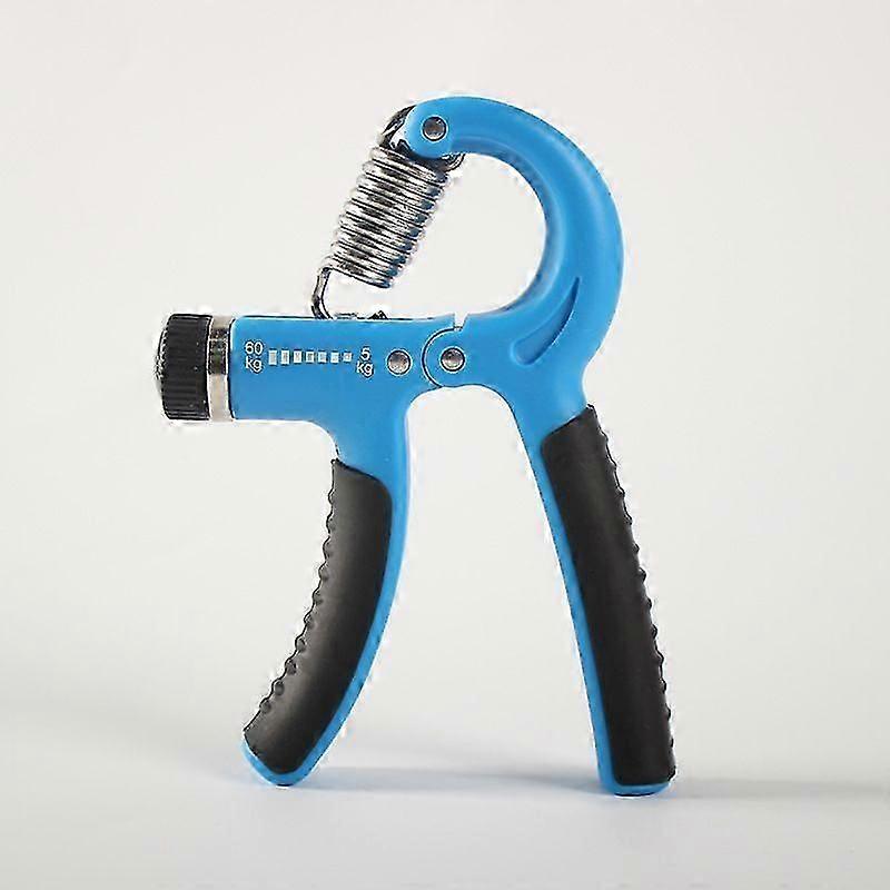 Blue Adjustable Hand Grip Strength Trainer for Forearm Exercise