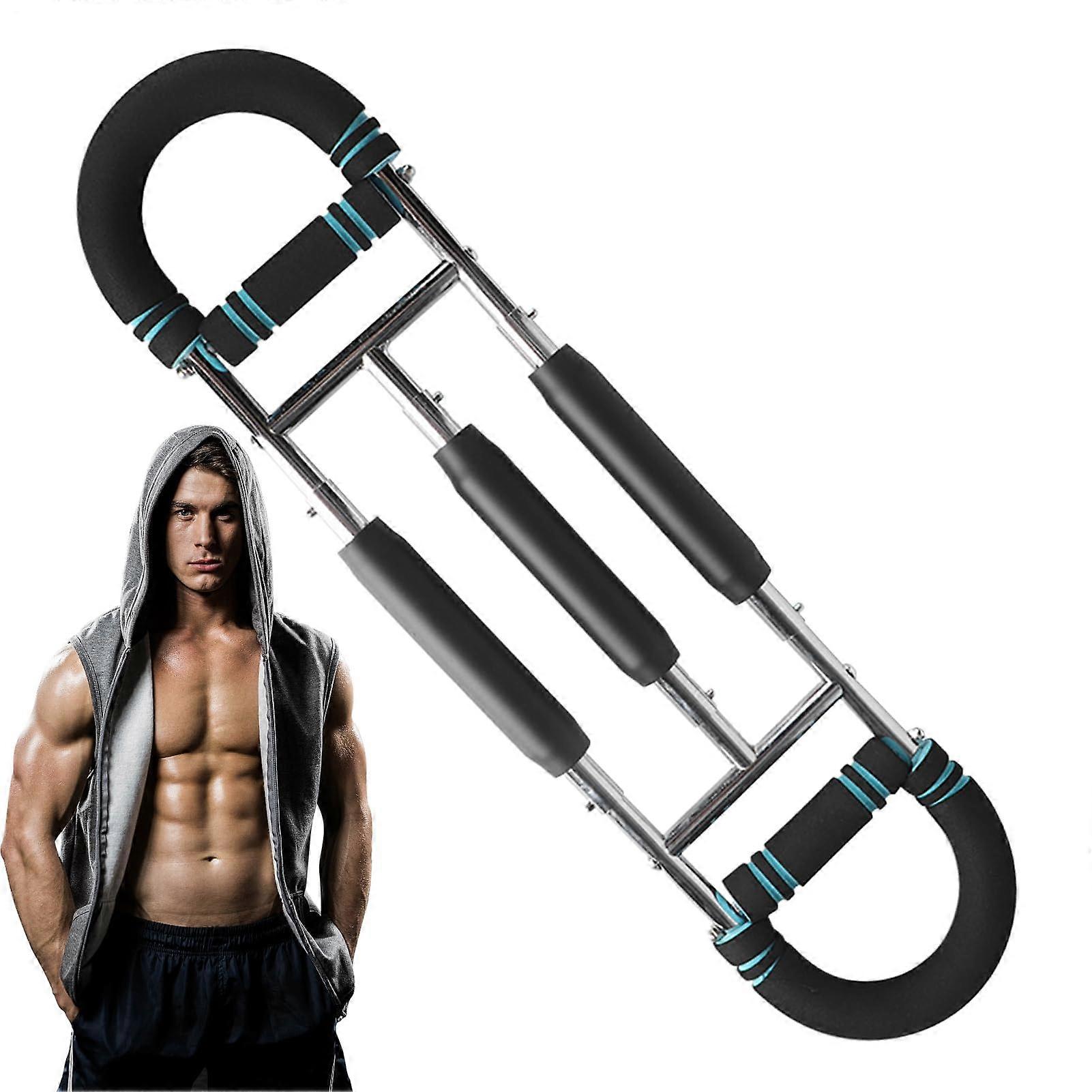 Adjustable Chest Expander 20100kg Arm Strength Trainer with AntiSlip Grip for Home Workout