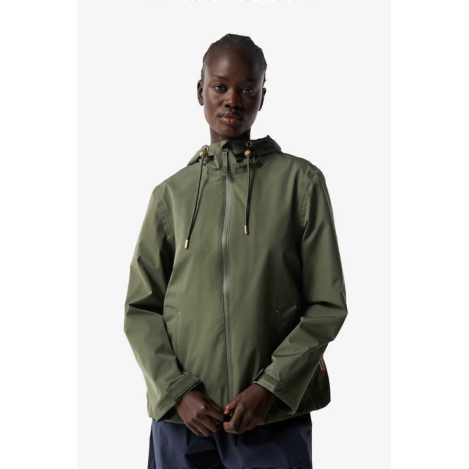 Hunter Original Lightweight Waterproof Women's Green Rain Jacket